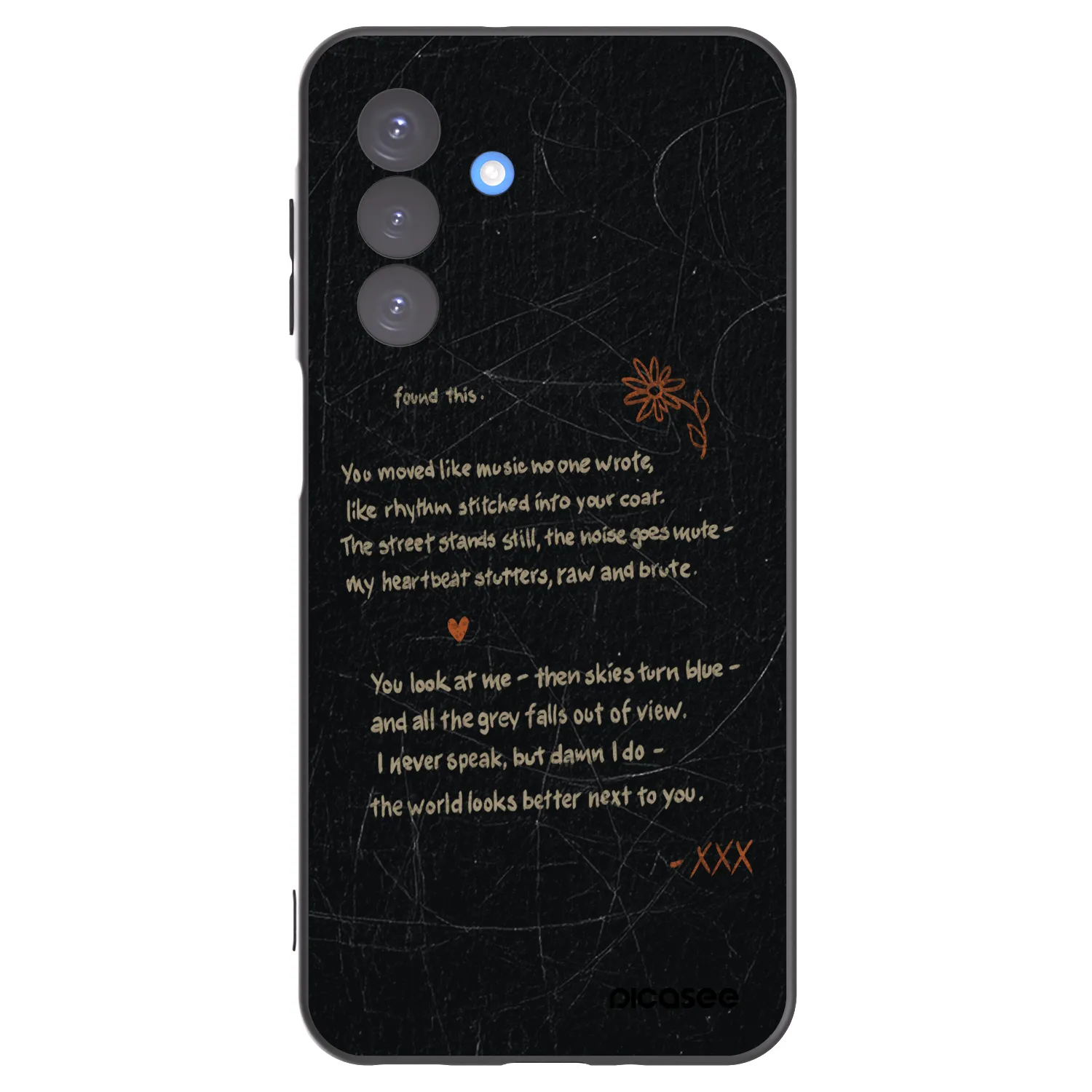 Picasee husă neagră din silicon pentru Samsung Galaxy A17 5G - POET