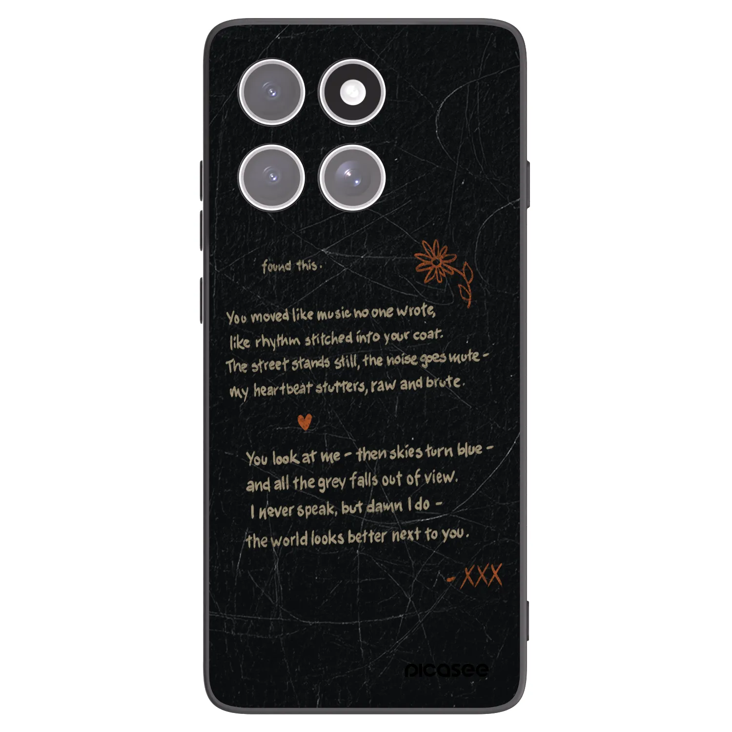 Picasee husă neagră din silicon pentru Motorola Edge 60 Fusion - POET