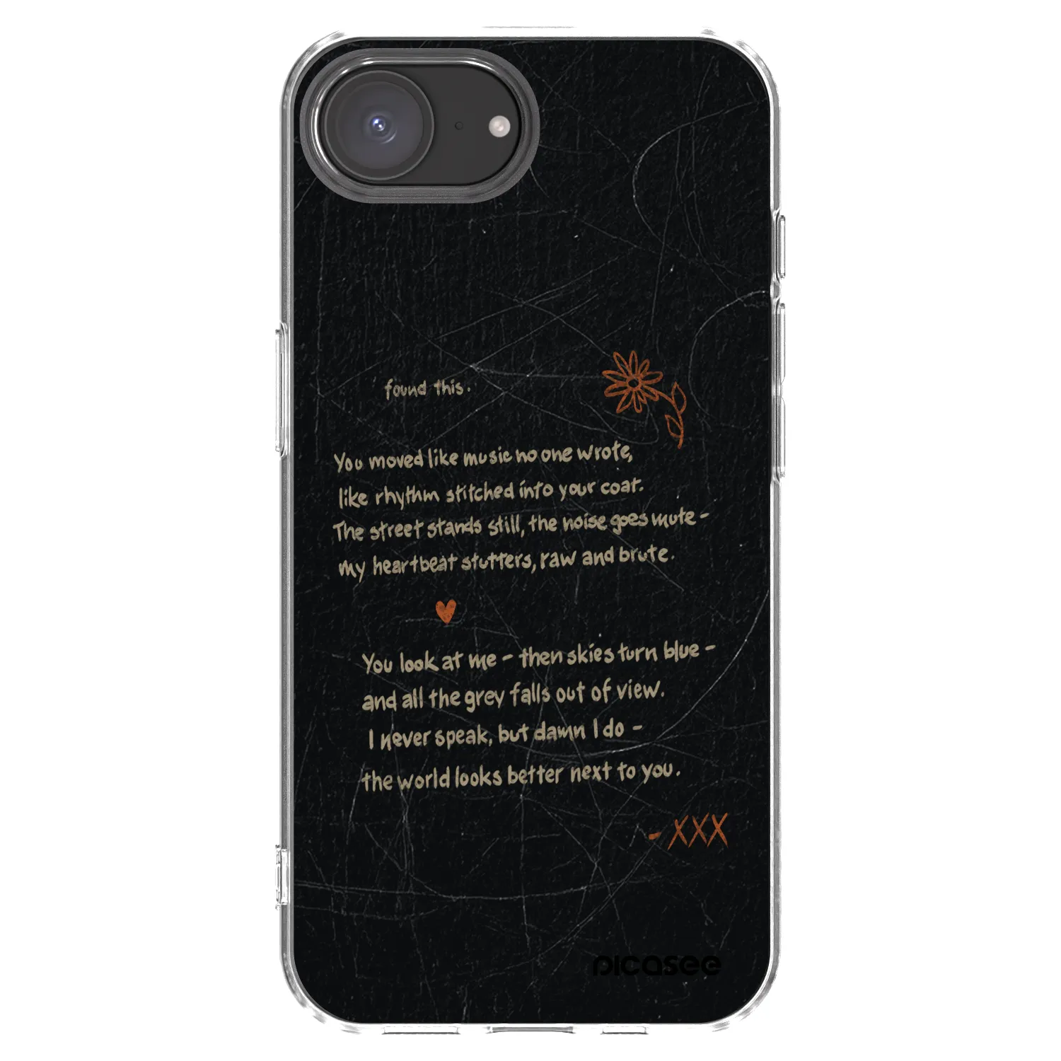 Picasee husă transparentă din silicon pentru Apple iPhone 17e - POET
