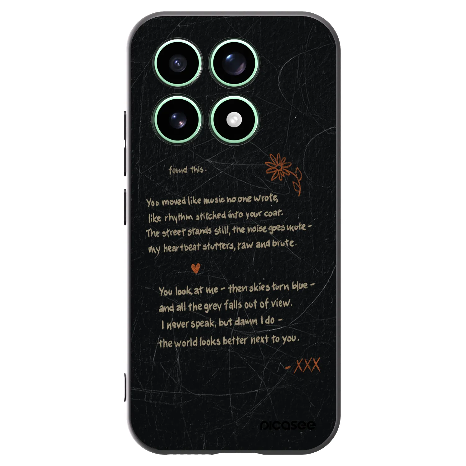 Picasee husă neagră din silicon pentru Xiaomi 17 - POET