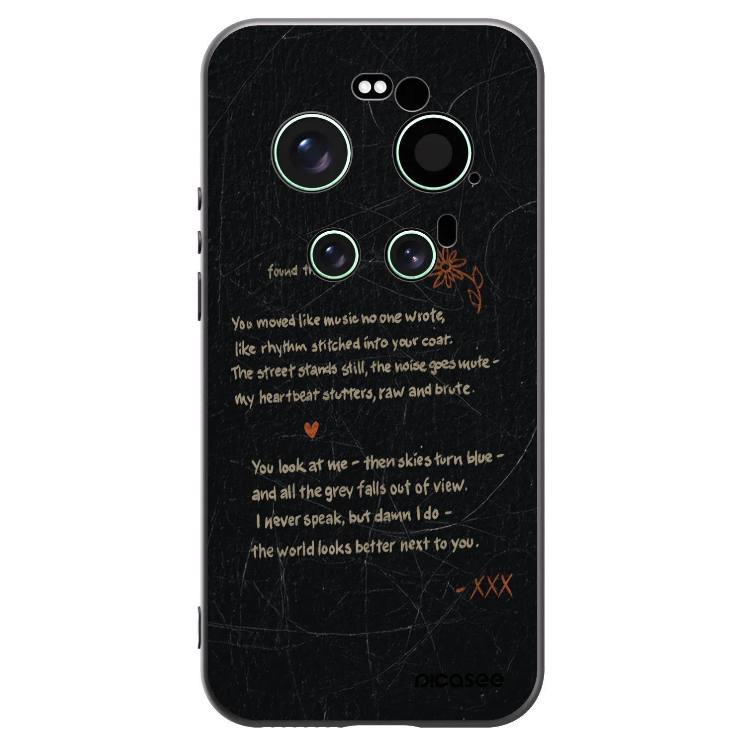 Picasee husă neagră din silicon pentru Xiaomi 17 Ultra - POET