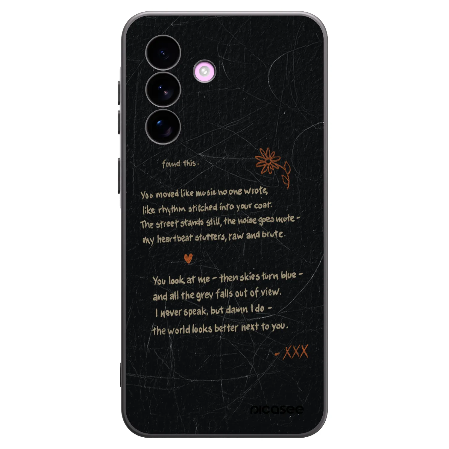 Picasee husă neagră din silicon pentru Samsung Galaxy A57 5G - POET