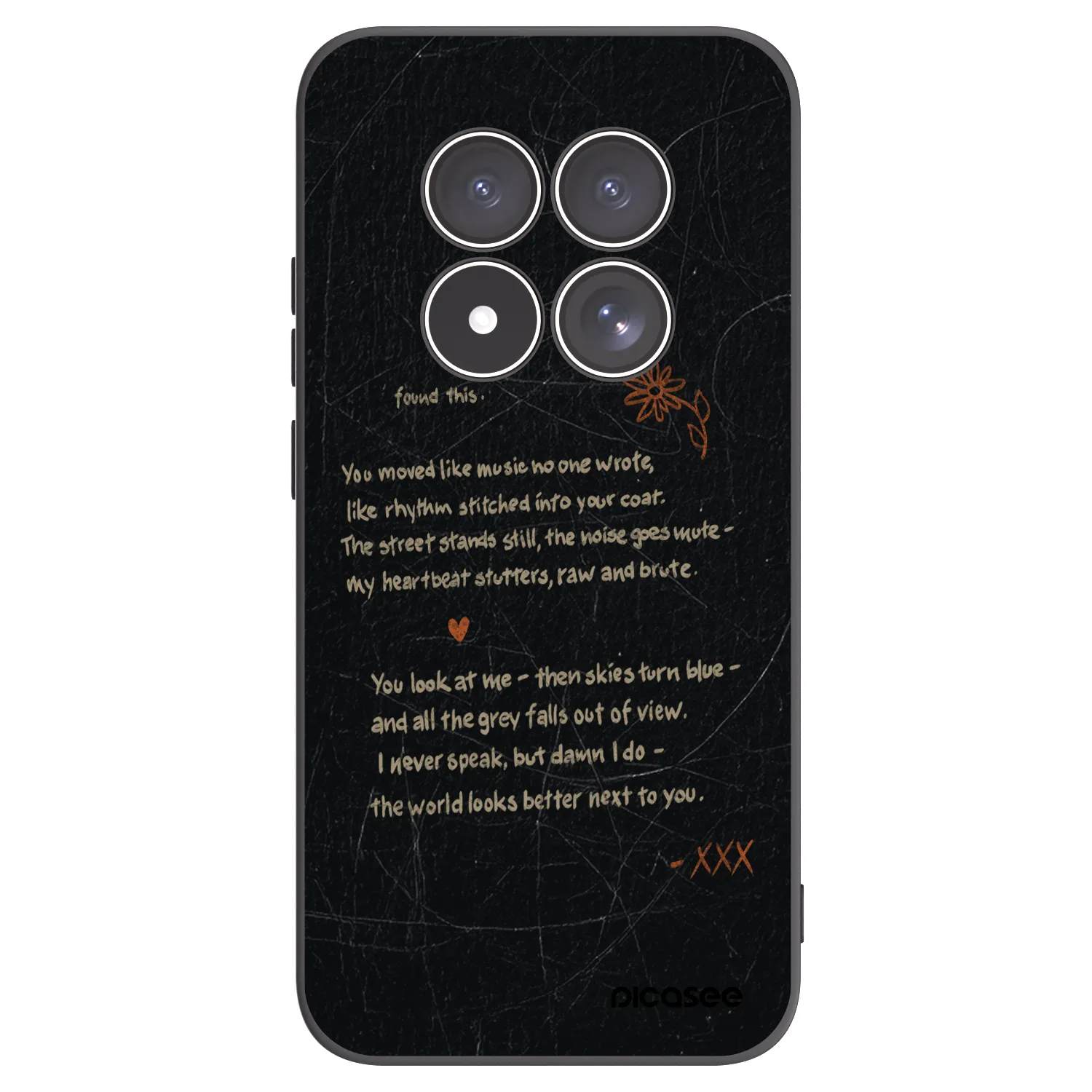 Picasee husă neagră din silicon pentru Xiaomi Redmi Note 15 Pro 5G - POET