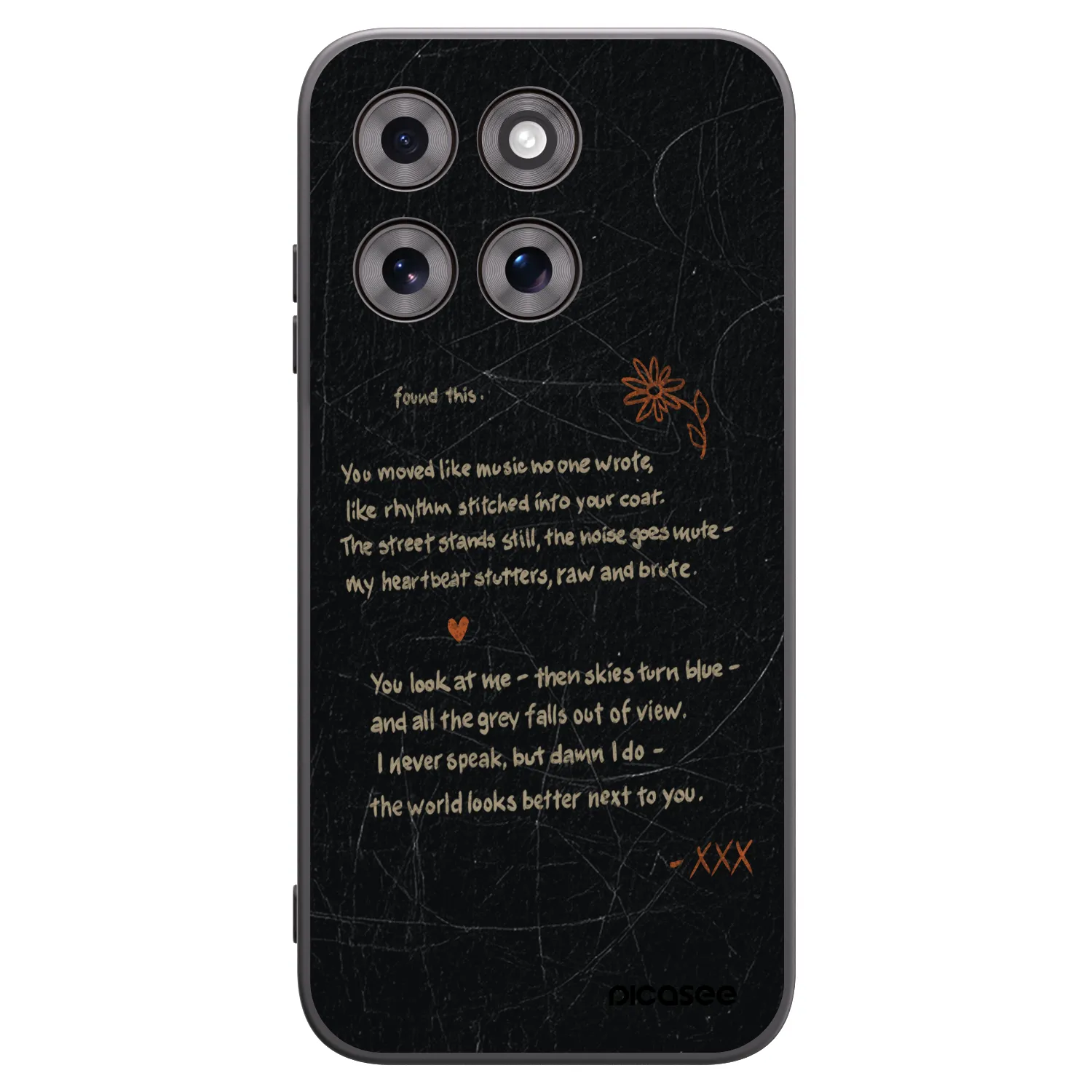 Picasee husă neagră din silicon pentru Motorola Moto G77 - POET
