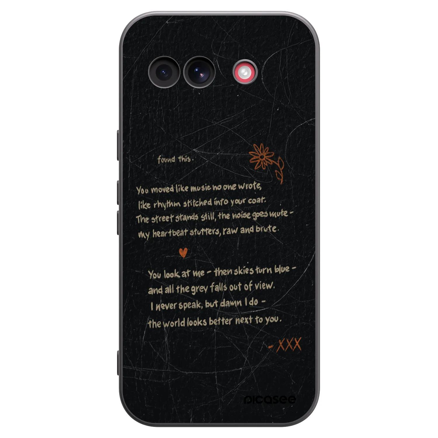 Picasee husă neagră din silicon pentru Google Pixel 10a - POET