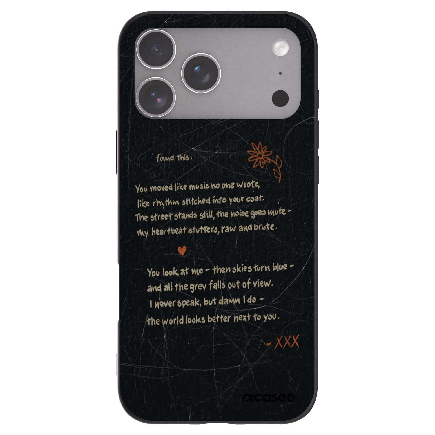 Picasee husă neagră din silicon pentru Apple iPhone 18 Pro Max - POET