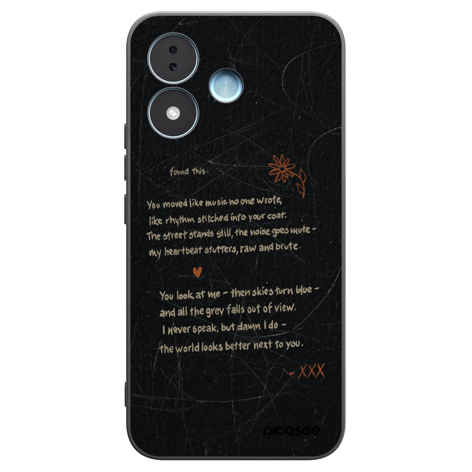 Picasee husă neagră din silicon pentru Xiaomi Redmi Note 17 5G - POET