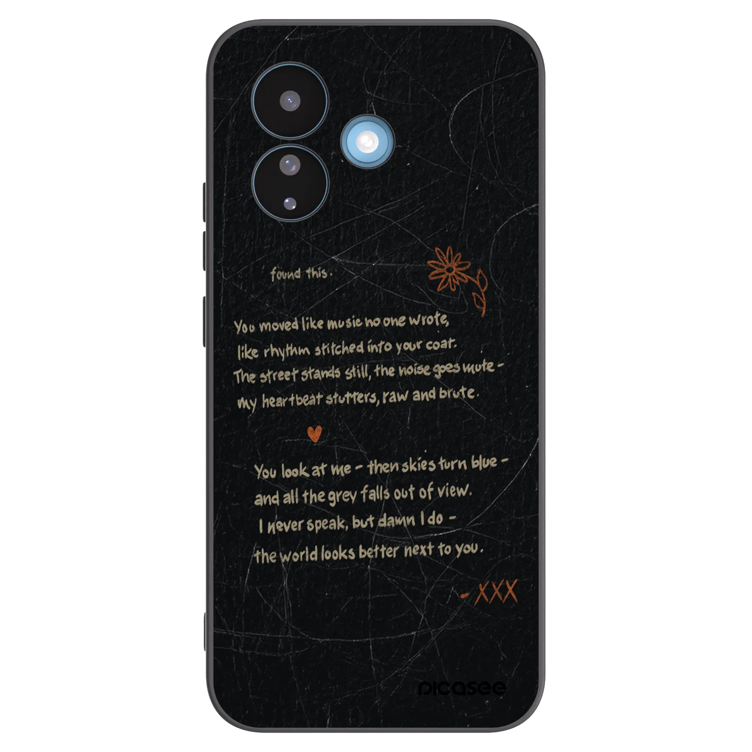 Picasee husă neagră din silicon pentru Xiaomi Redmi Note 17 Pro 5G - POET