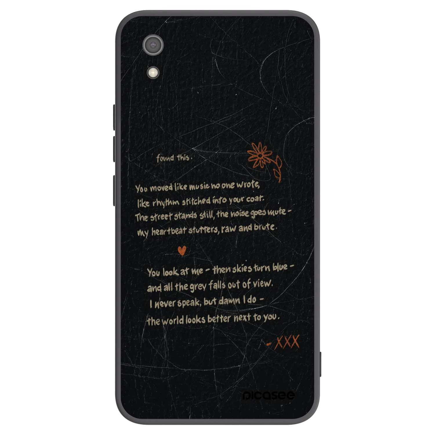 Picasee husă neagră din silicon pentru Xiaomi Redmi 7A - POET