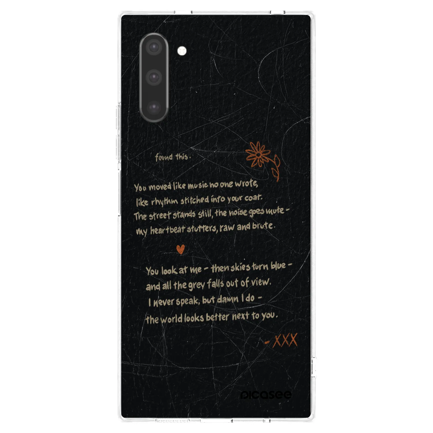 Picasee husă transparentă din silicon pentru Samsung Galaxy Note 10 N970F - POET