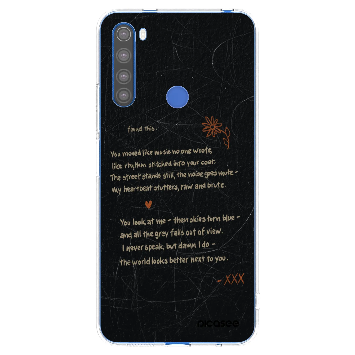 Picasee husă transparentă din silicon pentru Xiaomi Redmi Note 8T - POET