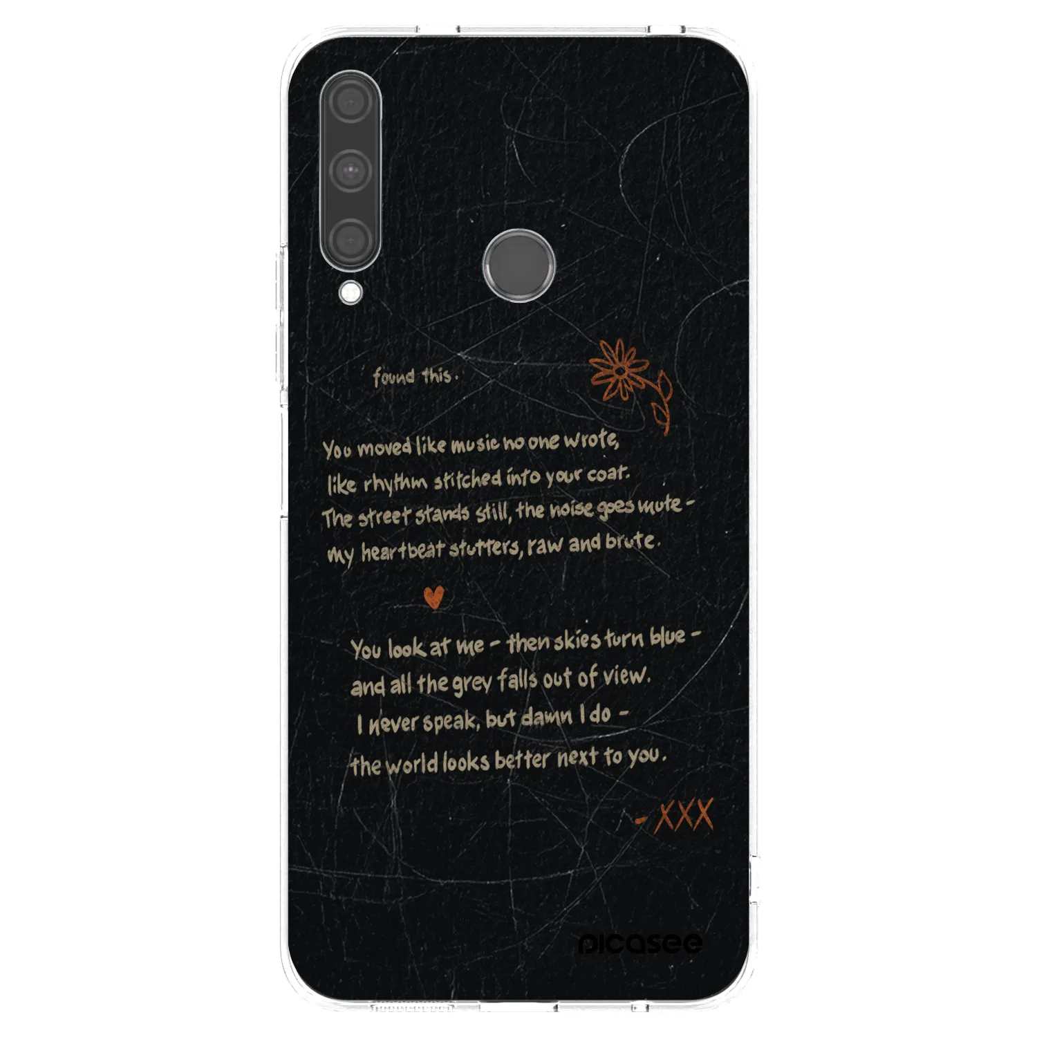 Picasee husă transparentă din silicon pentru Huawei P40 Lite E - POET