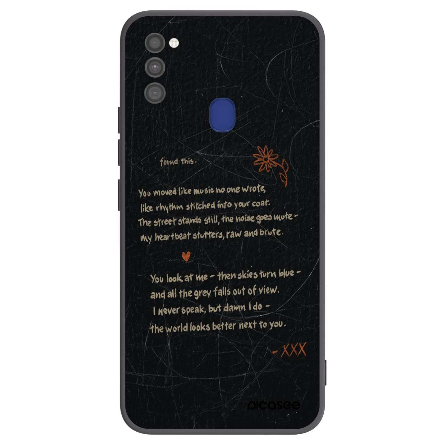 Picasee husă neagră din silicon pentru Samsung Galaxy M21 M215F - POET