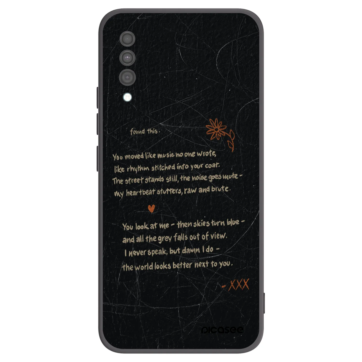 Picasee husă neagră din silicon pentru Samsung Galaxy A30s A307F - POET