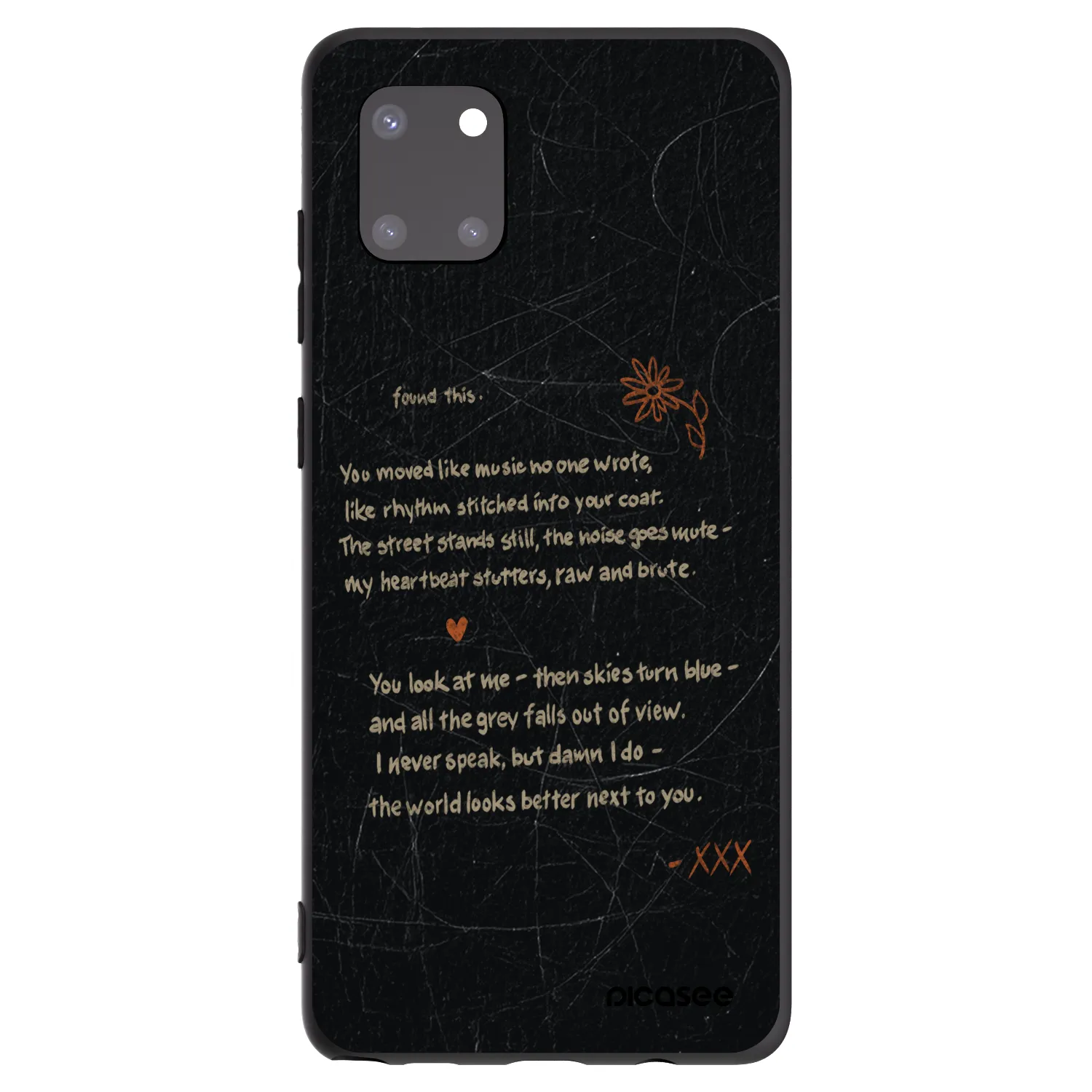 Picasee husă neagră din silicon pentru Samsung Galaxy Note 10 Lite N770F - POET