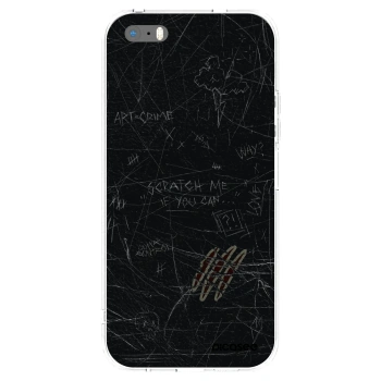 Picasee husă transparentă din silicon pentru Apple iPhone 5/5S/SE - SCRATCH