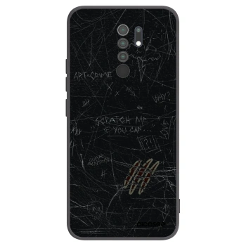 Picasee husă neagră din silicon pentru Xiaomi Redmi 9 - SCRATCH