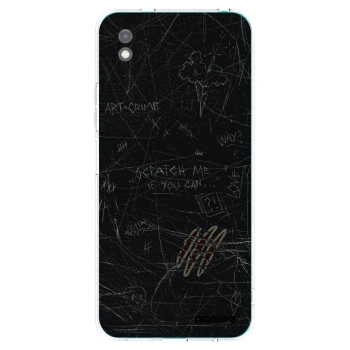 Picasee husă neagră din silicon pentru Xiaomi Redmi 9A - SCRATCH