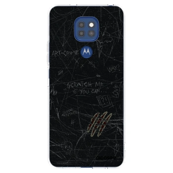 Picasee husă transparentă din silicon pentru Motorola Moto G9 Play - SCRATCH