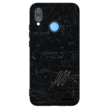 Picasee husă neagră din silicon pentru Huawei P20 Lite - SCRATCH