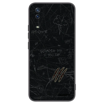 Picasee husă neagră din silicon pentru Vivo Y11s - SCRATCH