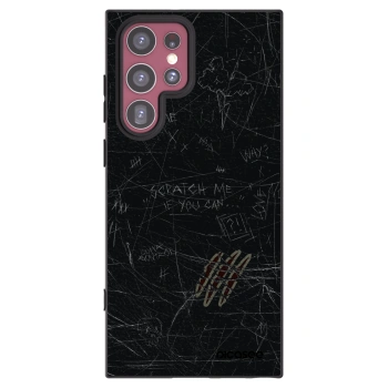 Picasee husă neagră din silicon pentru Samsung Galaxy S22 Ultra 5G - SCRATCH
