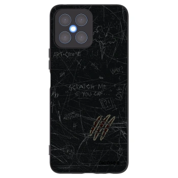 Picasee husă neagră din silicon pentru Honor X8 4G - SCRATCH