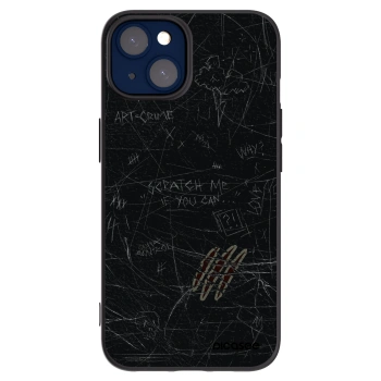 Picasee husă neagră din silicon pentru Apple iPhone 14 - SCRATCH