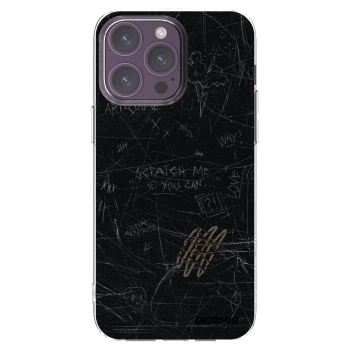 Picasee husă transparentă din silicon pentru Apple iPhone 14 Pro Max - SCRATCH