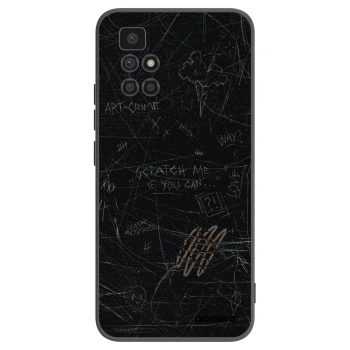 Picasee husă neagră din silicon pentru Xiaomi Redmi 10 (2022) - SCRATCH