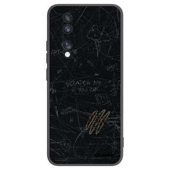 Picasee husă neagră din silicon pentru Honor 70 - SCRATCH
