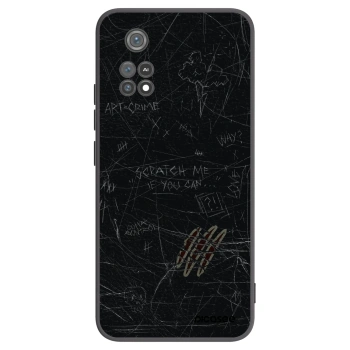 Picasee husă neagră din silicon pentru Xiaomi Poco M4 Pro - SCRATCH