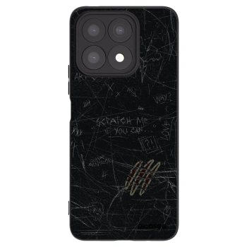 Picasee husă neagră din silicon pentru Honor X8a - SCRATCH