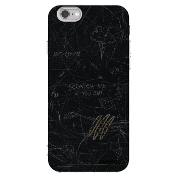 Picasee husă transparentă din silicon pentru Apple iPhone 6/6S - SCRATCH