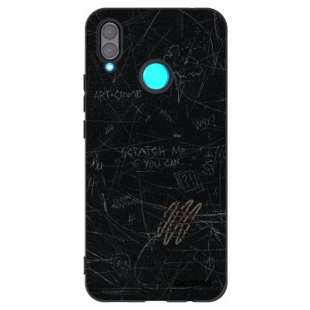 Picasee husă neagră din silicon pentru Huawei Nova 3 - SCRATCH