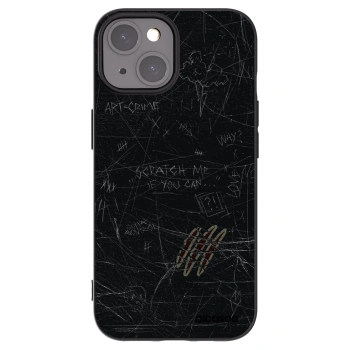 Picasee husă neagră din silicon pentru Apple iPhone 15 - SCRATCH
