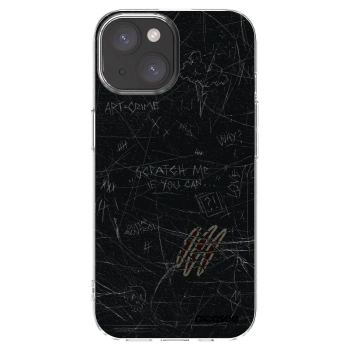 Picasee husă transparentă din silicon pentru Apple iPhone 15 - SCRATCH