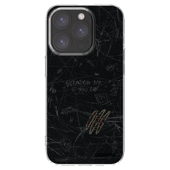 Picasee husă transparentă din silicon pentru Apple iPhone 15 Pro - SCRATCH