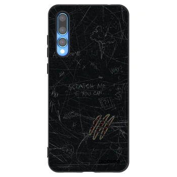 Picasee husă neagră din silicon pentru Huawei P20 Pro - SCRATCH