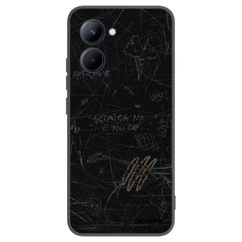 Picasee husă neagră din silicon pentru Realme C33 (2023) - SCRATCH