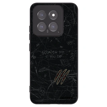 Picasee husă neagră din silicon pentru Xiaomi 14 - SCRATCH