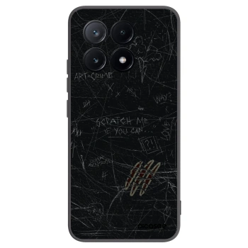 Picasee husă neagră din silicon pentru Xiaomi Poco X6 Pro - SCRATCH