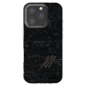 Picasee husă transparentă din silicon pentru Apple iPhone 16 Pro - SCRATCH