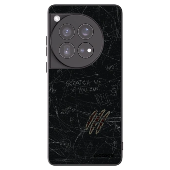 Picasee husă neagră din silicon pentru OnePlus 12 5G - SCRATCH