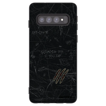 Picasee husă neagră din silicon pentru Samsung Galaxy S10 G973 - SCRATCH