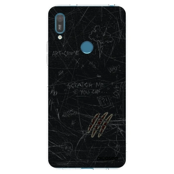 Picasee husă transparentă din silicon pentru Huawei Y7 2019 - SCRATCH