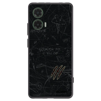 Picasee husă neagră din silicon pentru Motorola Moto G35 5G - SCRATCH