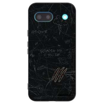 Picasee husă neagră din silicon pentru Google Pixel 8a - SCRATCH