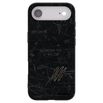 Picasee husă neagră din silicon pentru Apple iPhone Air - SCRATCH