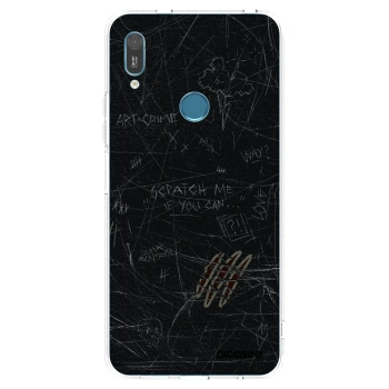 Picasee husă transparentă din silicon pentru Huawei Y6 2019 - SCRATCH